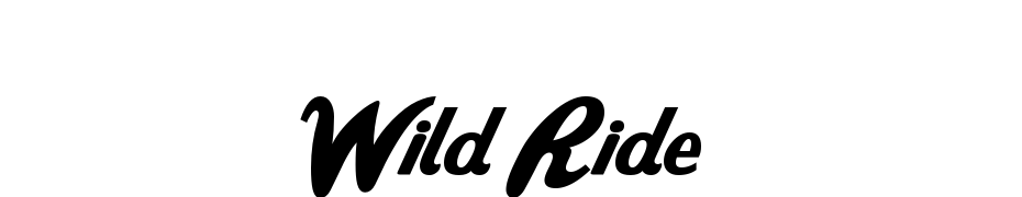 Wild Ride cкачати шрифт безкоштовно